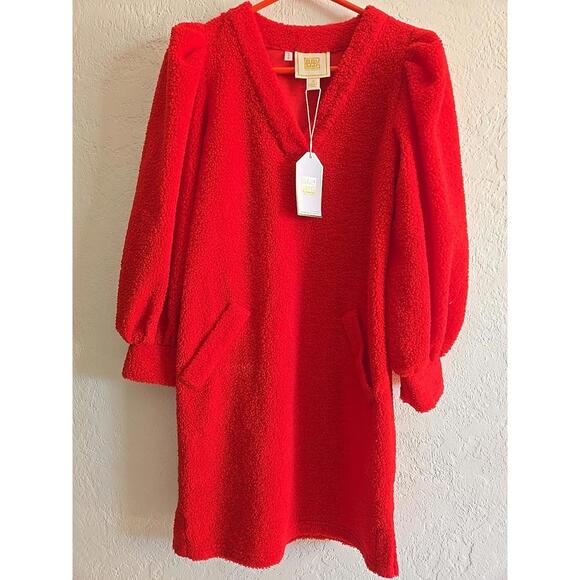 Emily McCarthy Sweaters - Emily McCarthy Julia Sweater Dress Sz Small Red Pullover NWT